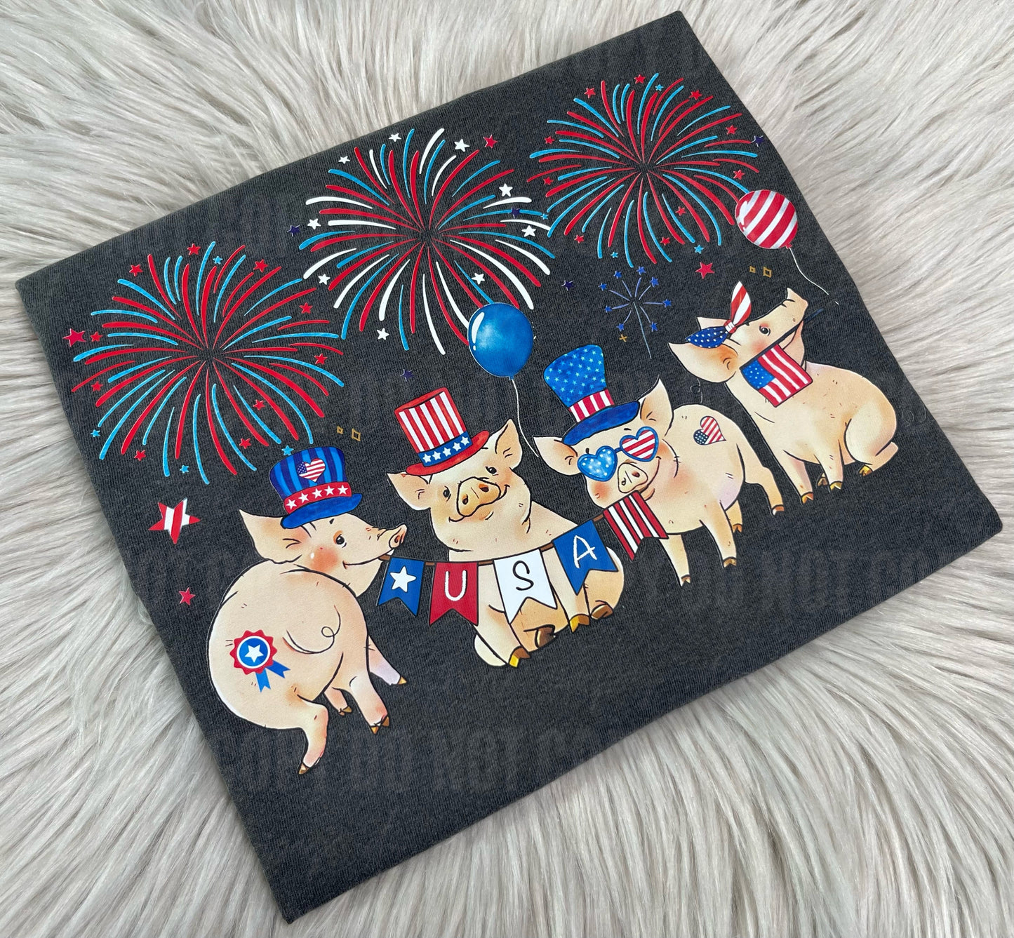 Patriotic Pigs - Toddler/Youth WS