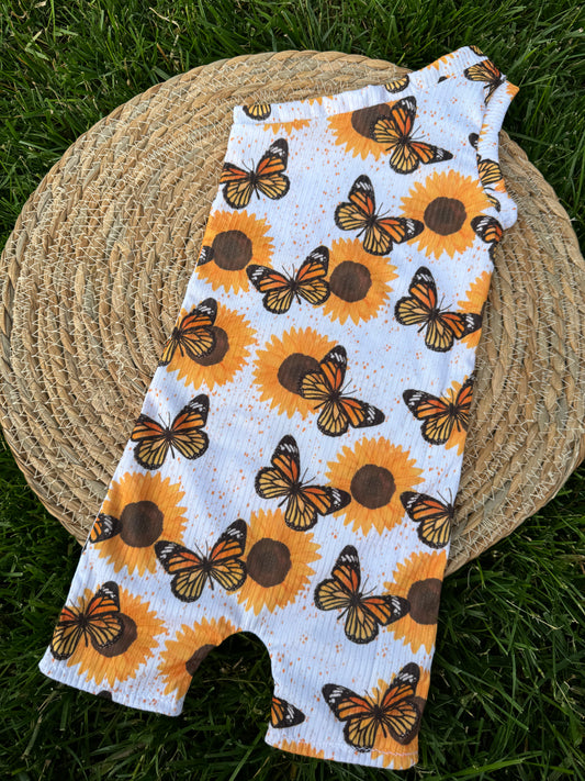 Sunny Butterflies Romper