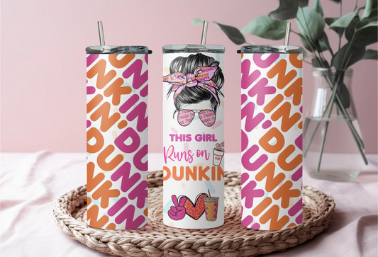 Dunkin Girl 20oz Tumbler